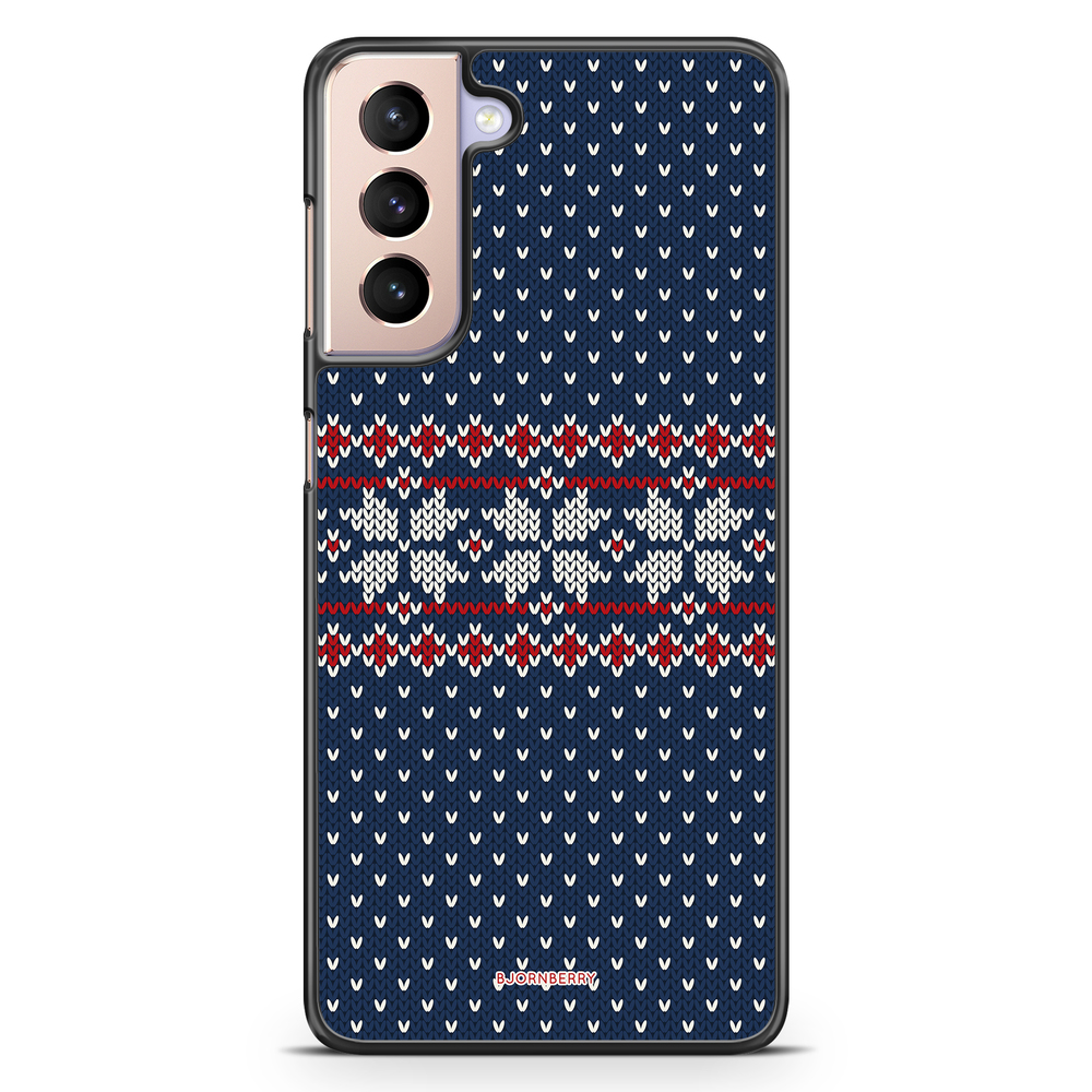 Samsung Galaxy S21 Case - Knitted Xmas