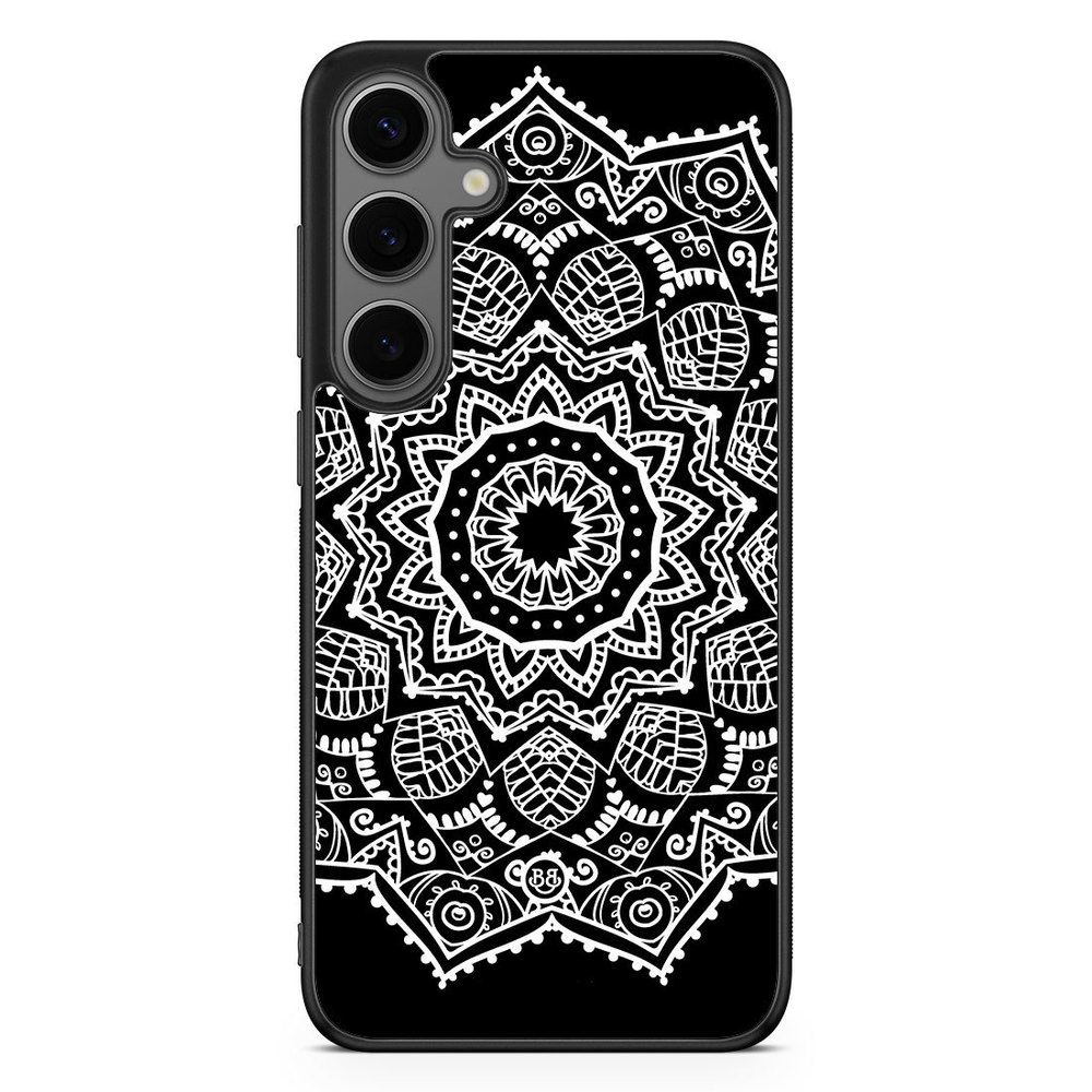 Samsung Galaxy S24 Plus Case - White Mandala