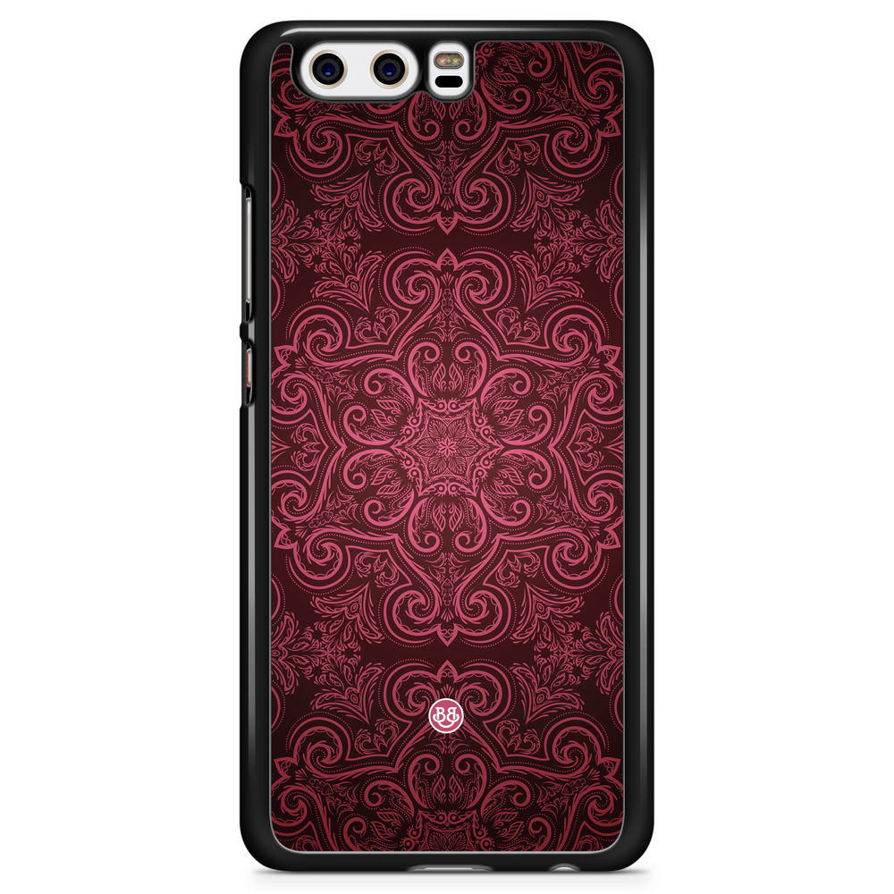 Huawei P10 Case - Red Retro Pattern