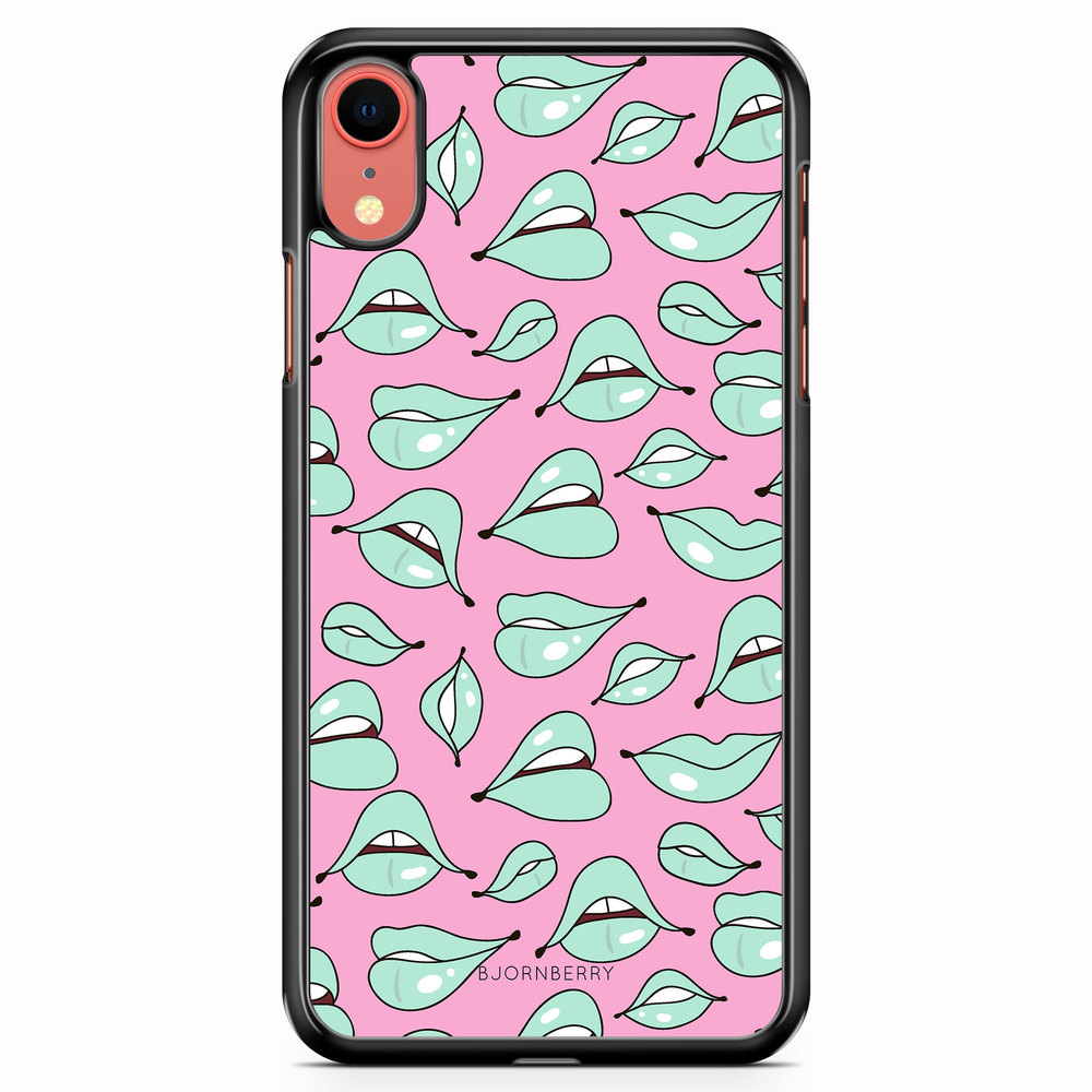 iPhone XR Case - Green Lips