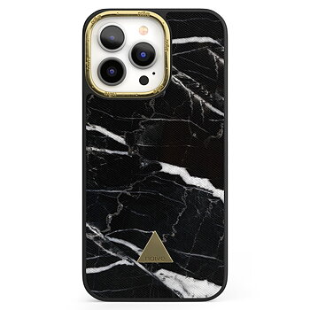 Naive iPhone 13 Pro Skal - Black Marble