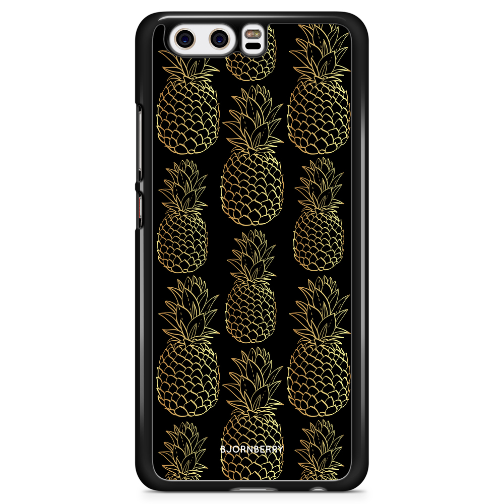 Huawei P10 Case - Gold Pineapples