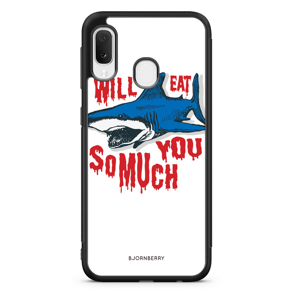 Samsung Galaxy A20e Case - Shark Quote