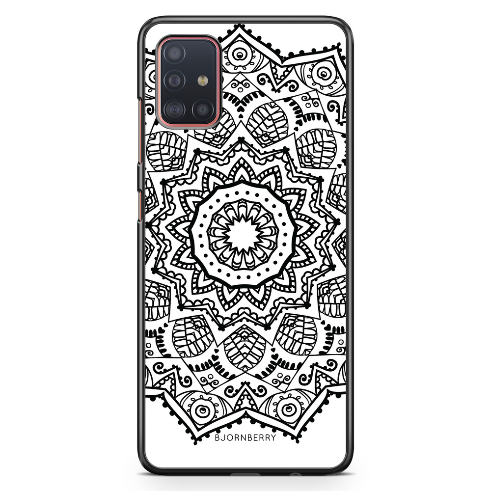 Samsung Galaxy A51 Case - Black Mandala