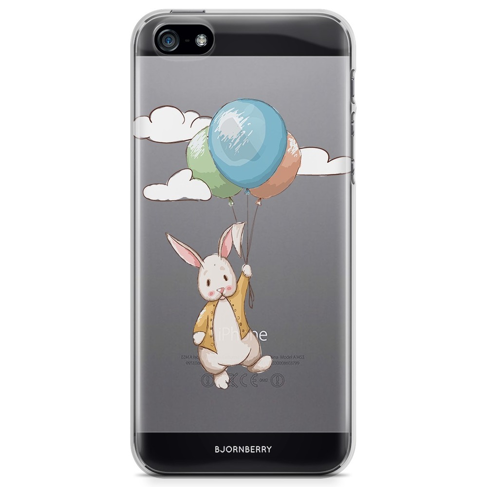 iPhone 5/5S/SE (2016) TPU Case - Cute Rabbit