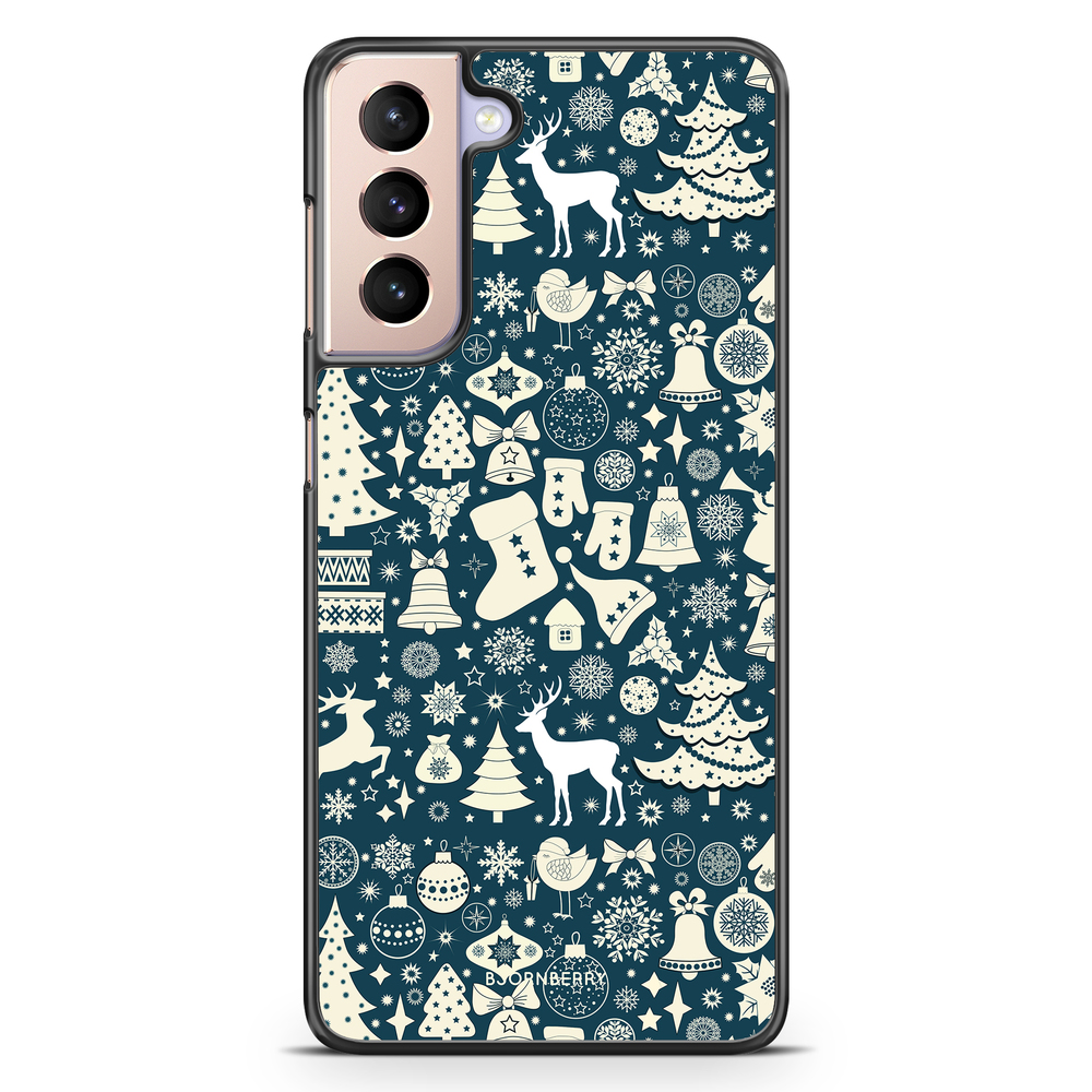 Samsung Galaxy S21 Case - Reindeers & Spruces