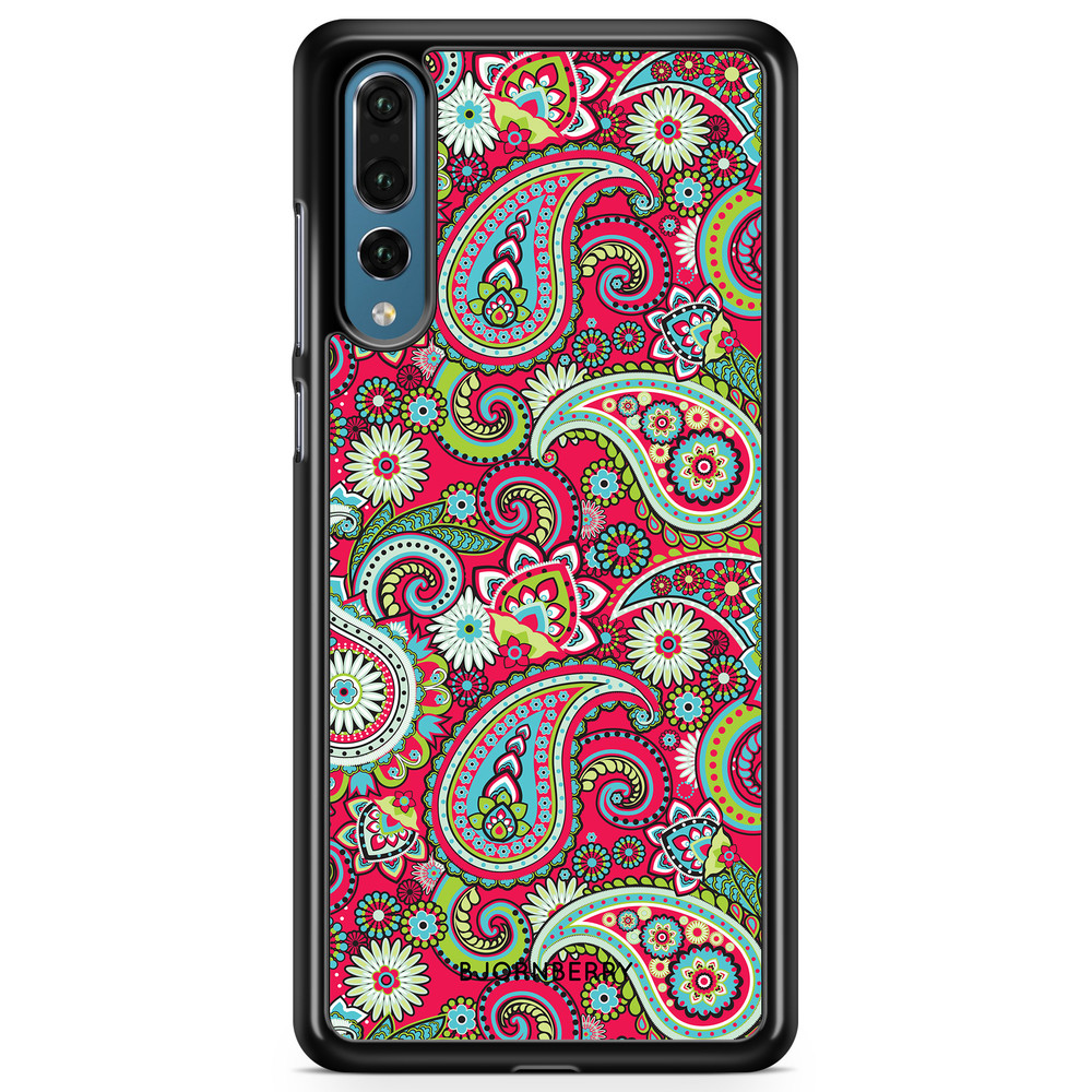 Huawei P20 Pro Case - Red Paisley