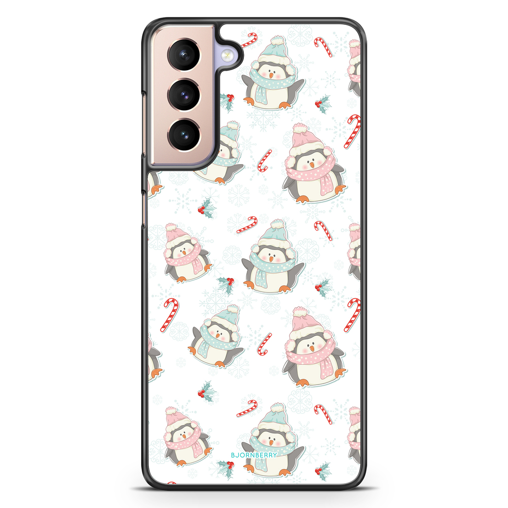 Samsung Galaxy S21 Case - Christmas Penguins