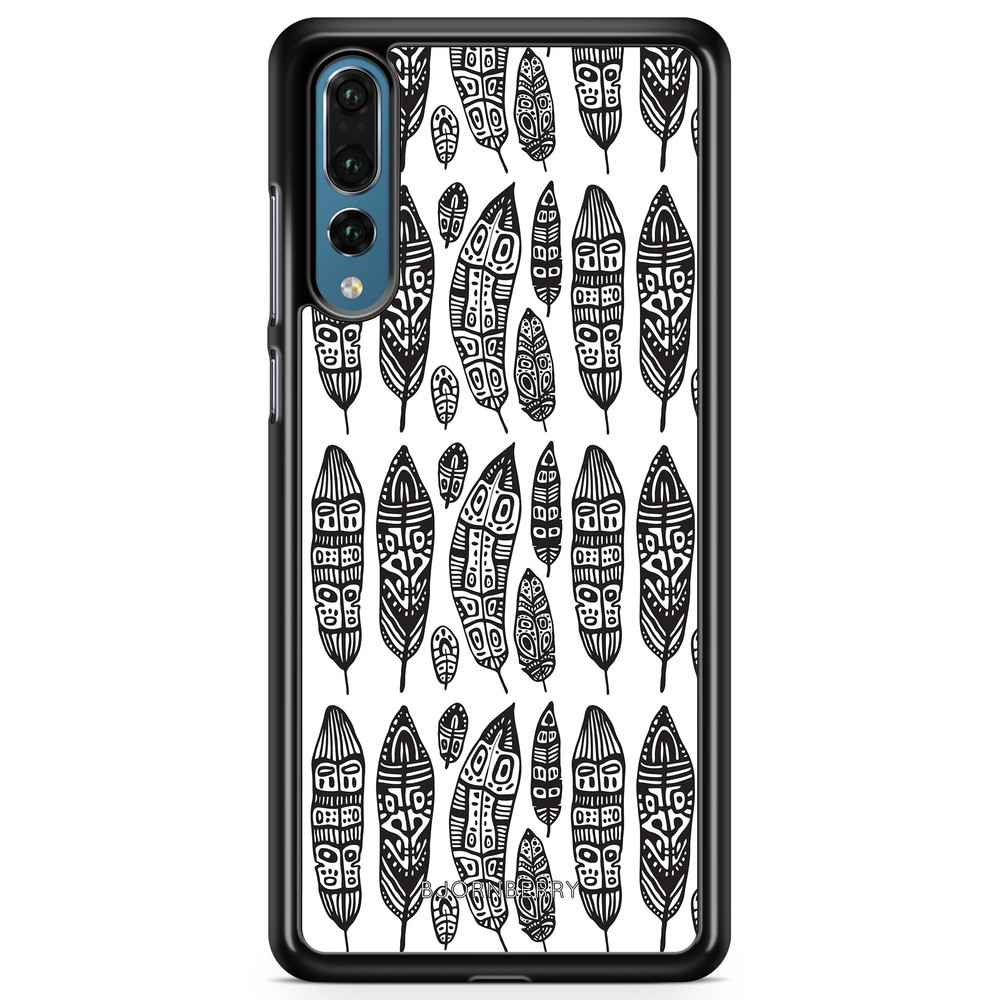 Huawei P20 Pro Case - Vintage Feathers