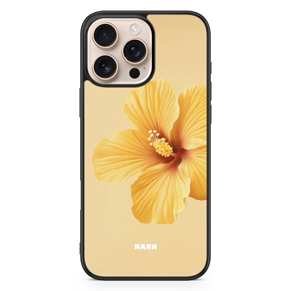 iPhone 16 Pro Max Case - Hibiscus Era - Lemon
