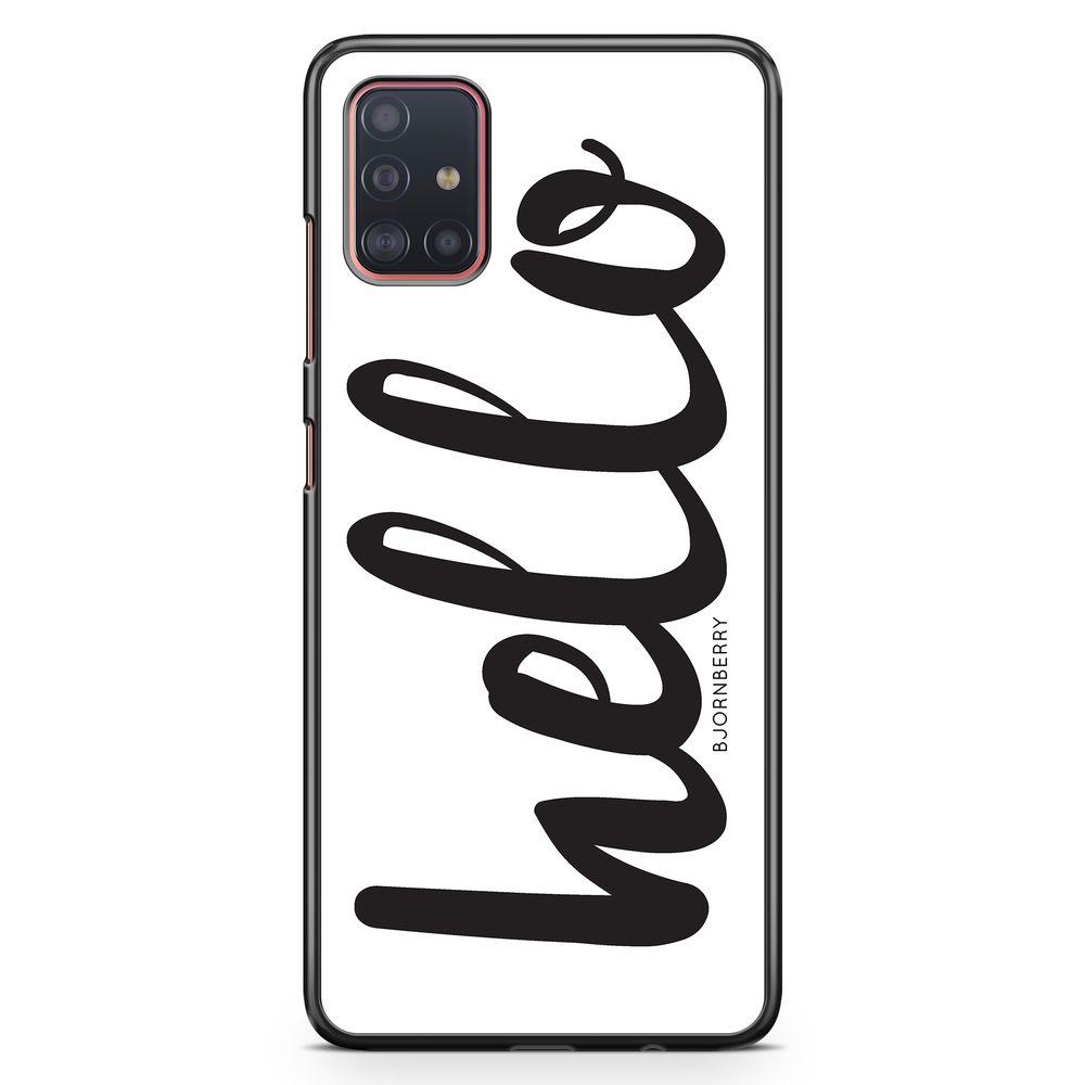 Samsung Galaxy A51 Case - Hello Black