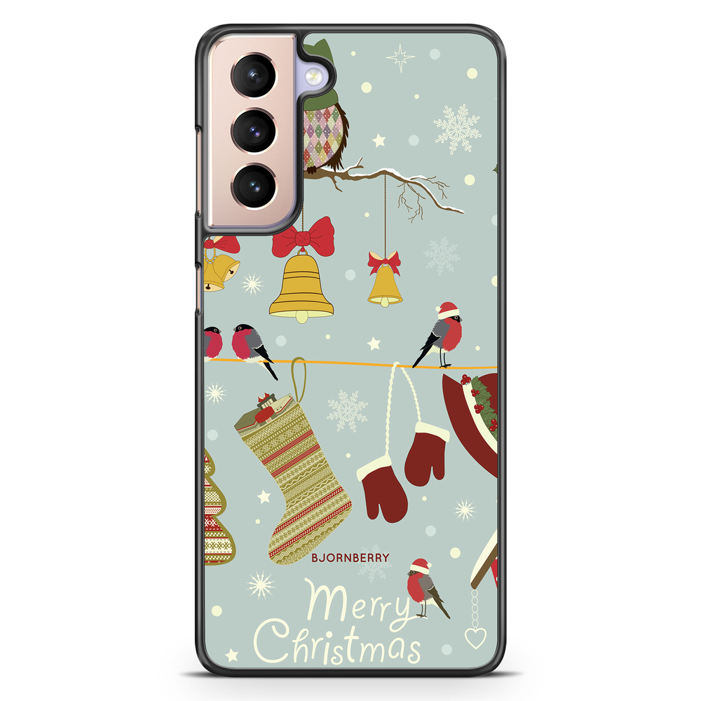Samsung Galaxy S21 Case - Christmas Owls