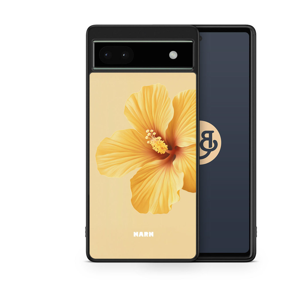 Google Pixel 6a Case - Hibiscus Era - Lemon