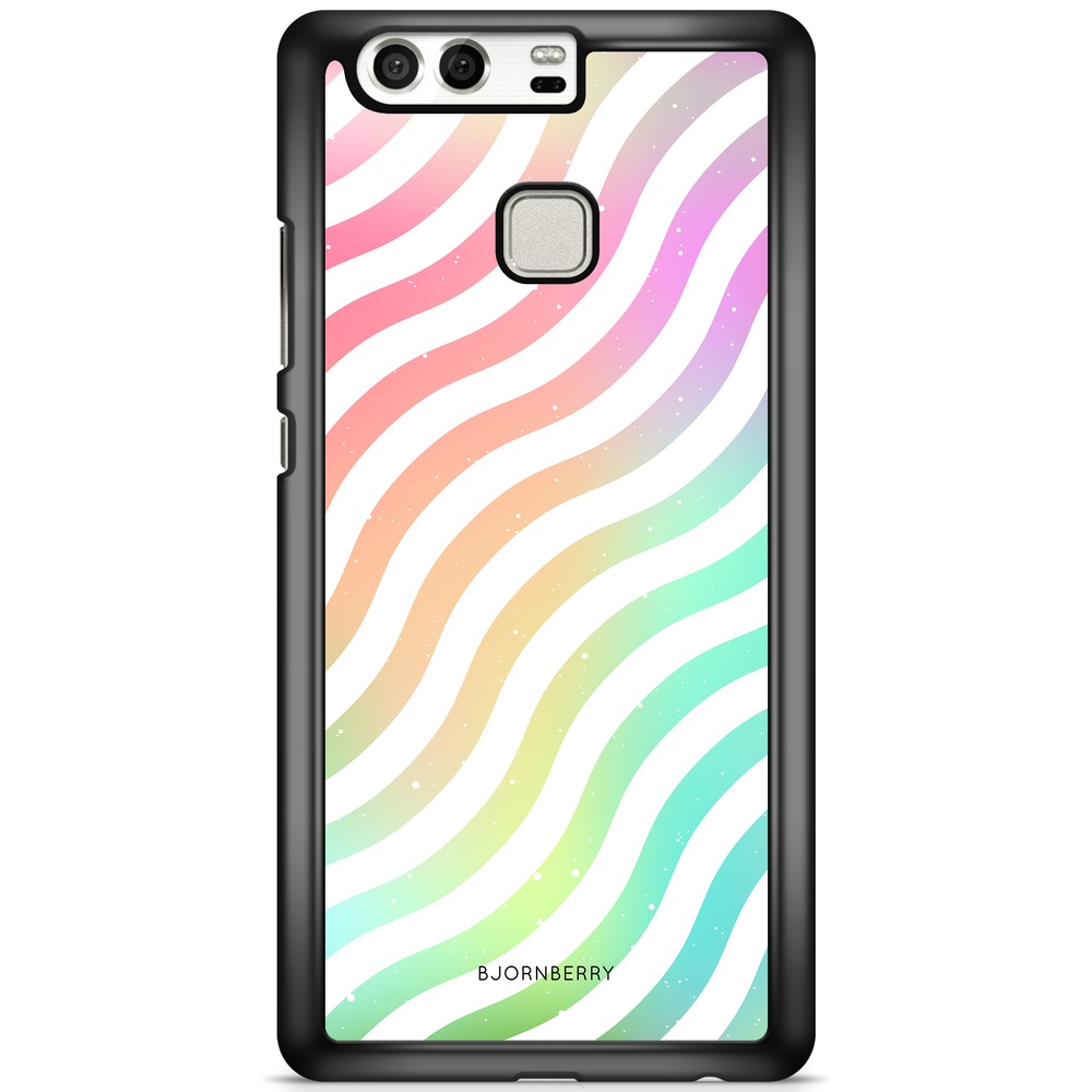 Huawei P9 Plus Case - Wavy Rainbow