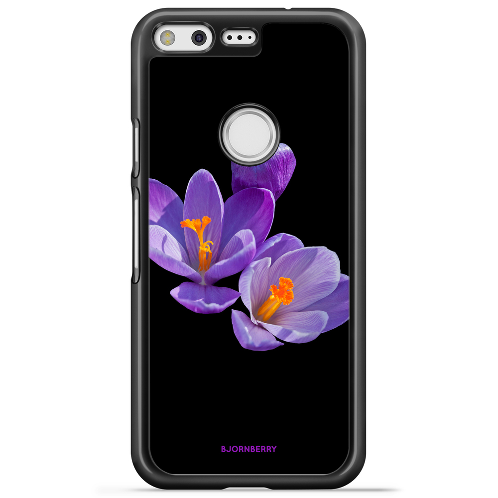 Google Pixel Case - Purple Flowers