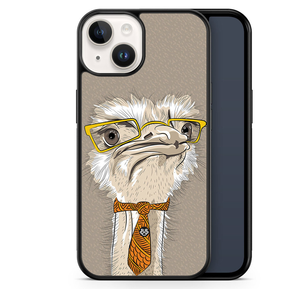 iPhone 14 Case - Hipster Ostrich