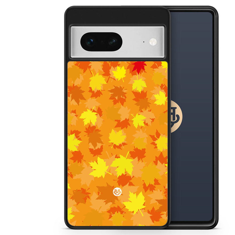 Google Pixel 7 Case - Orange leaves