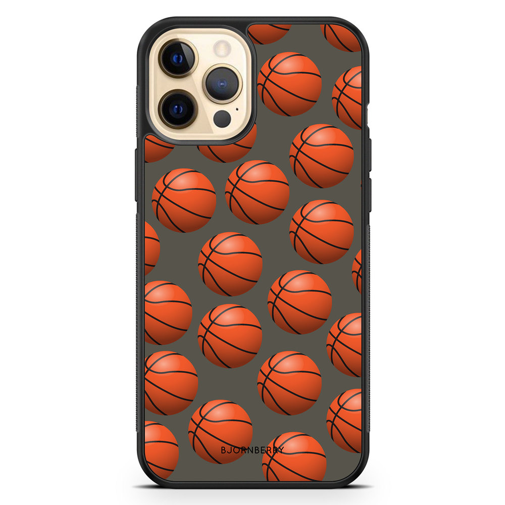 iPhone 12 Pro Max Case - Basketballs Pattern
