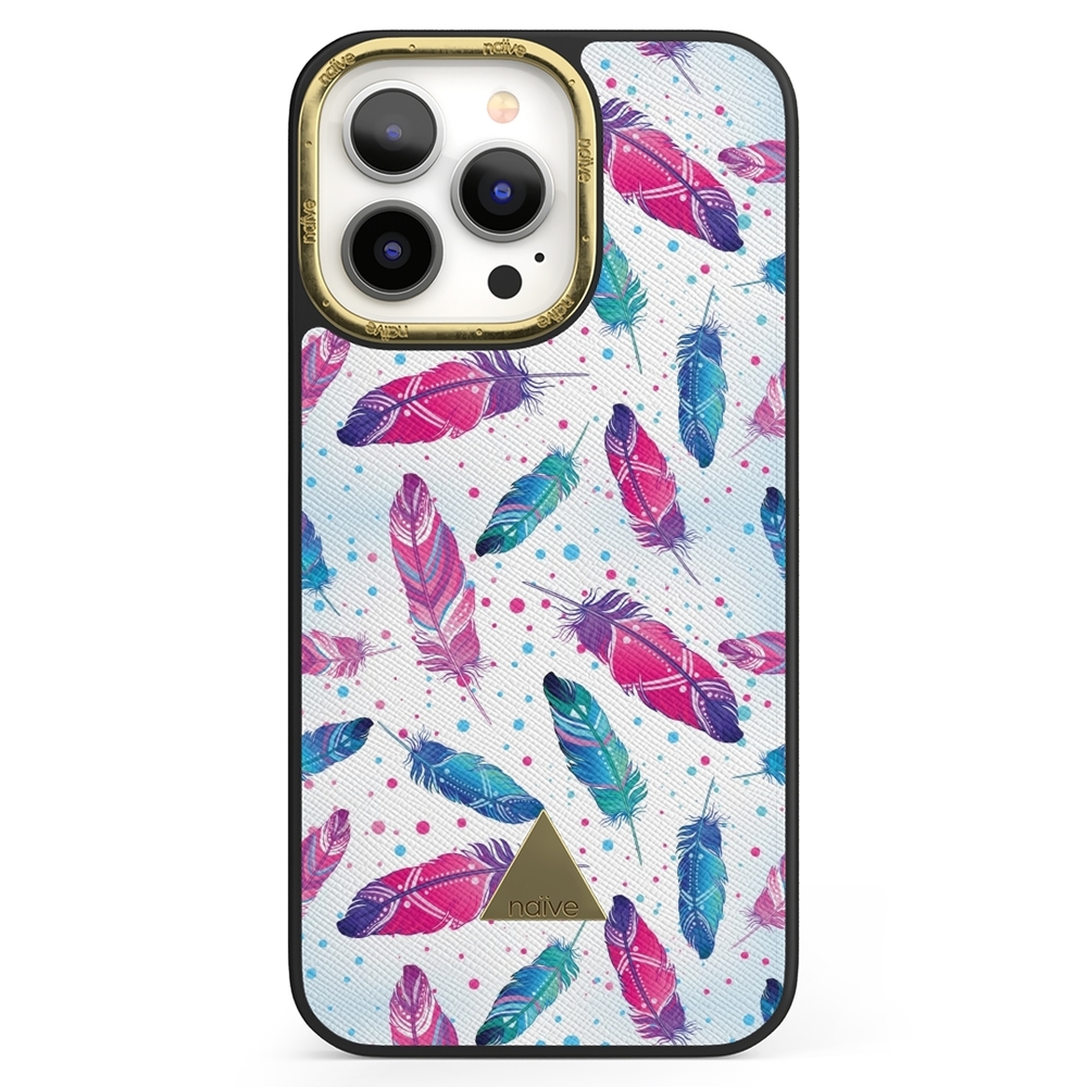 Naive iPhone 13 Pro Case - Feathers