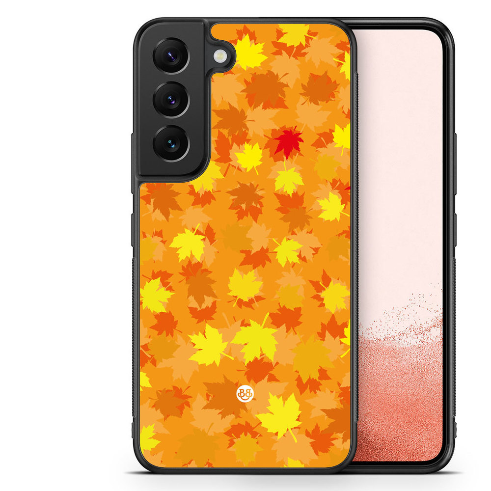 Samsung Galaxy S23 Plus 5G Case - Orange leaves