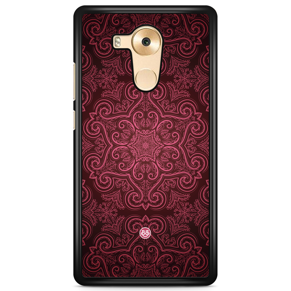 Huawei Mate 9 Case - Red Retro Pattern