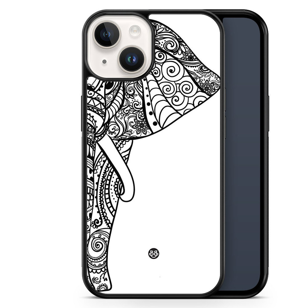 iPhone 14 Case - Mandala Elephant