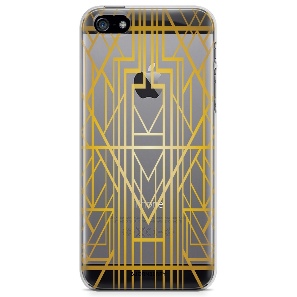 iPhone 5/5S/SE (2016) TPU Case - Golden Pattern