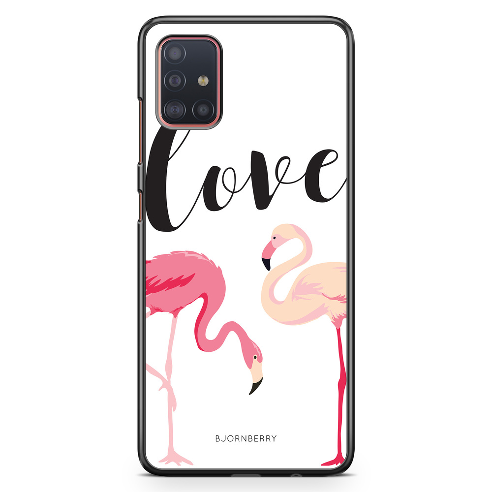 Samsung Galaxy A51 Case - Love Flamingo