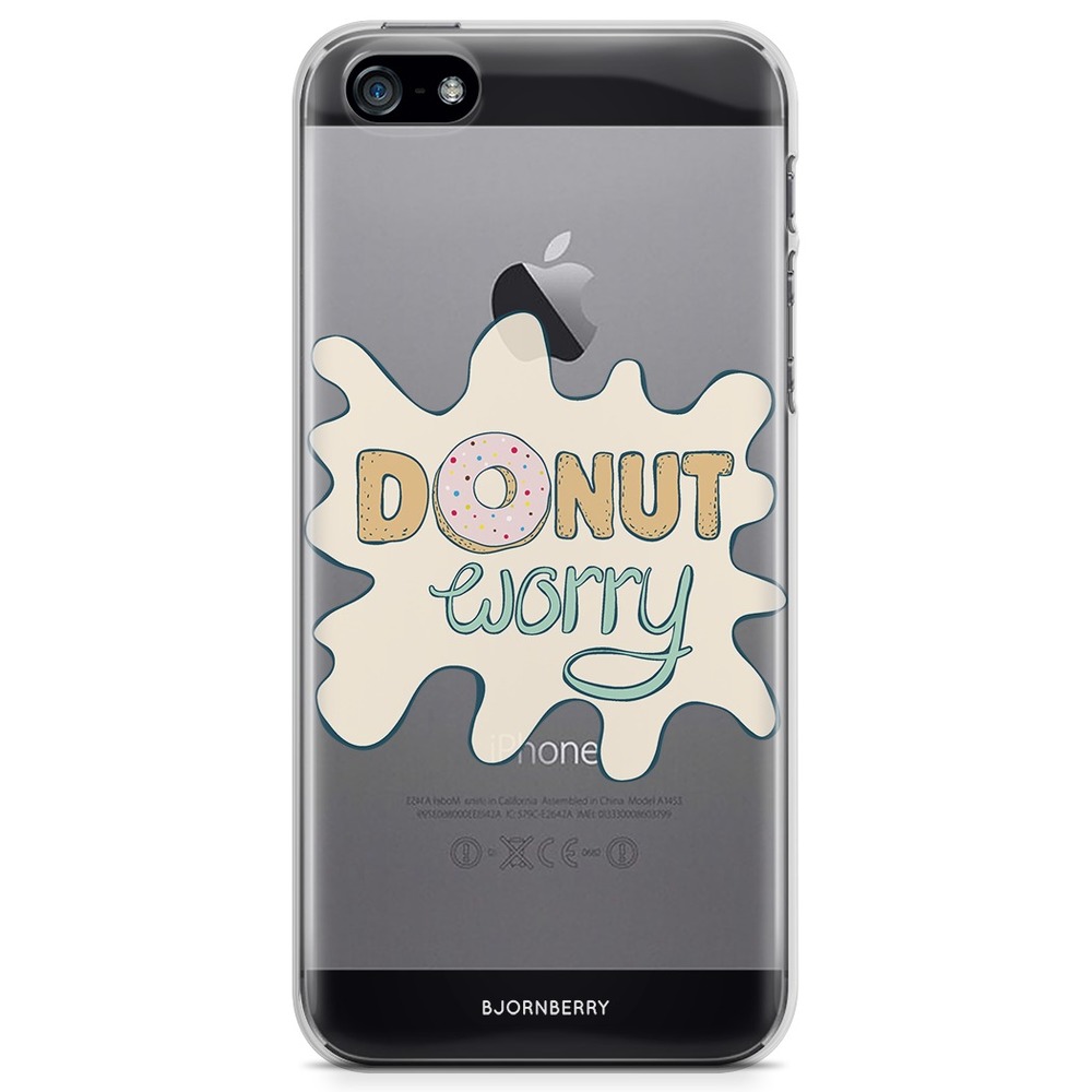 iPhone 5/5S/SE (2016) TPU Case - Donut Worry