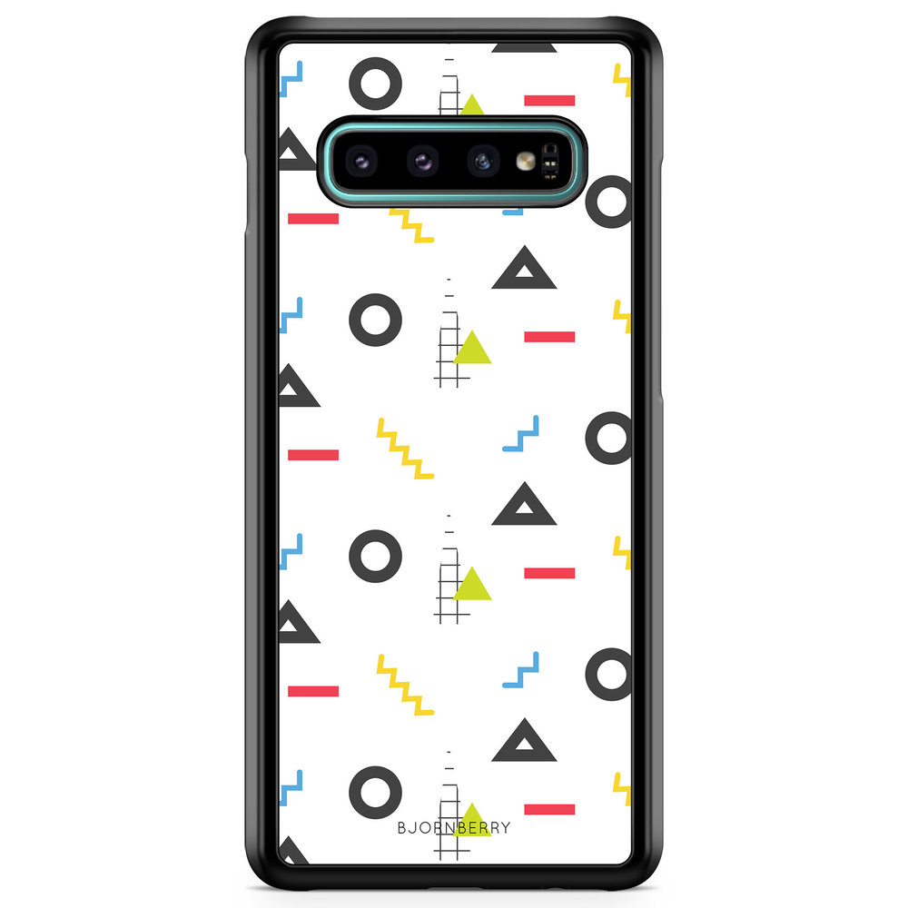 Samsung Galaxy S10 Case - 80s Pattern