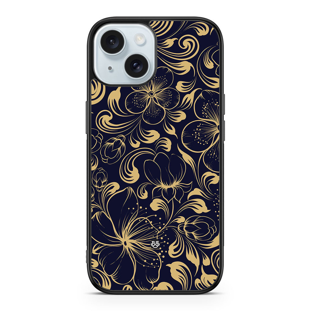 iPhone 15 Case - Blue Flowers