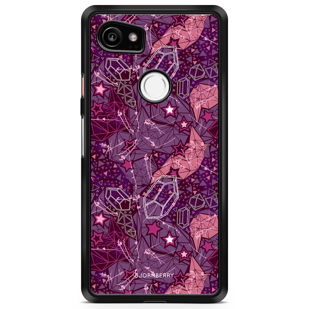 Google Pixel 2 XL Case - Purple Stars