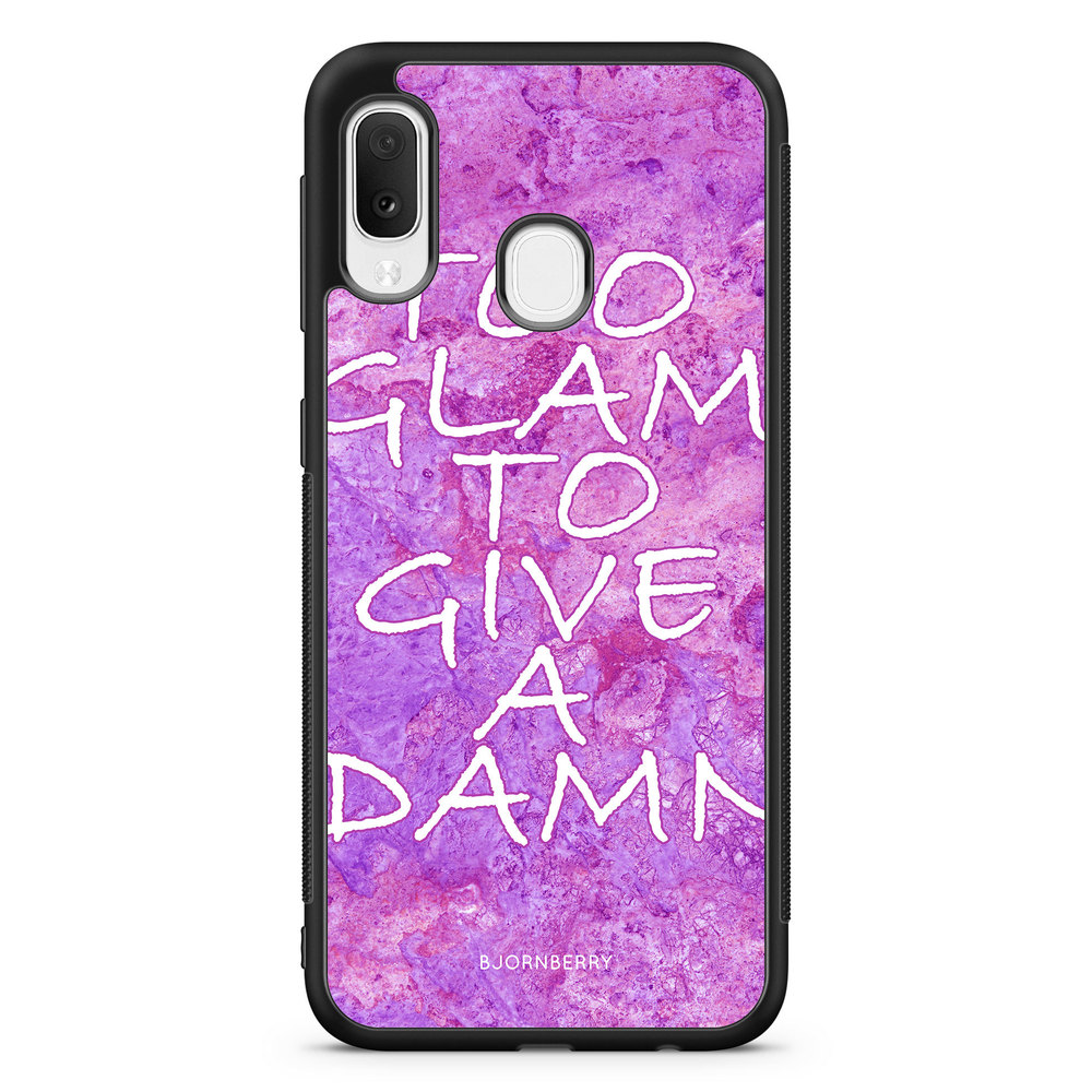 Samsung Galaxy A20e Case - Too glam to give 