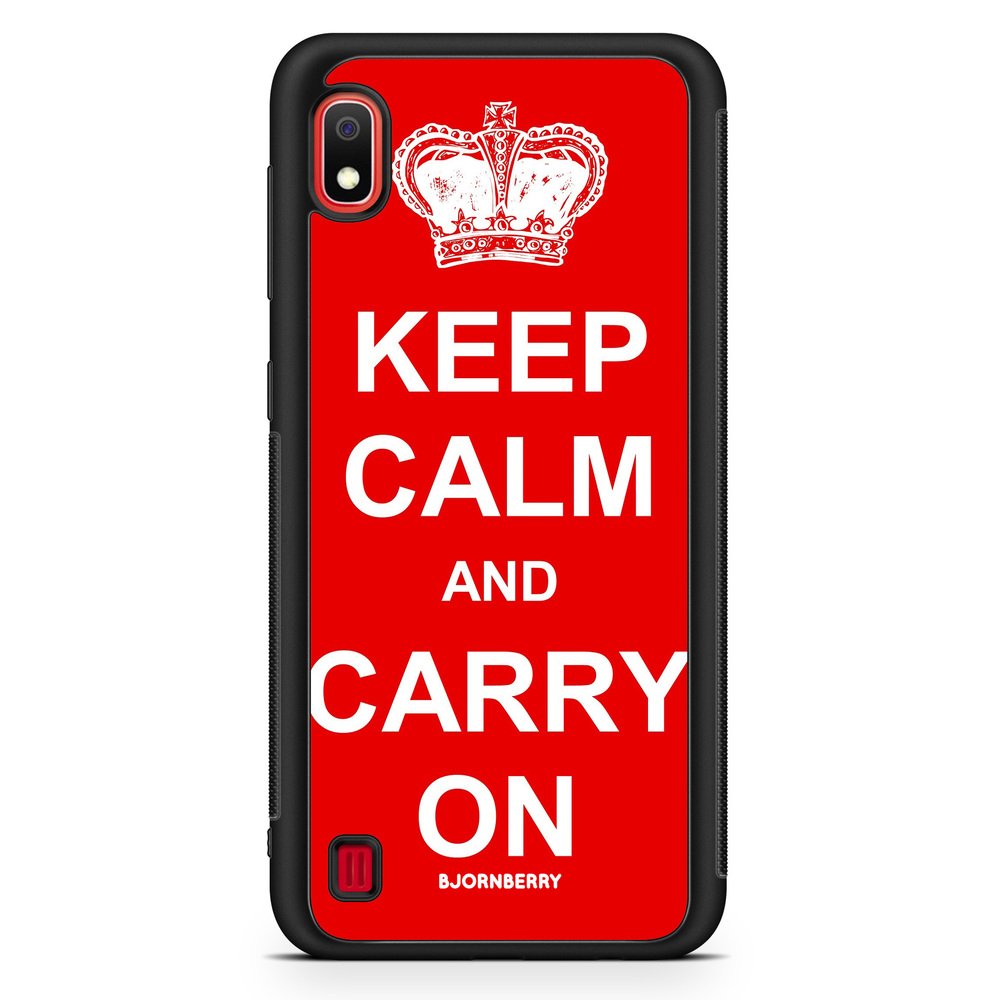 Samsung Galaxy A10 Case - Keep calm carry on