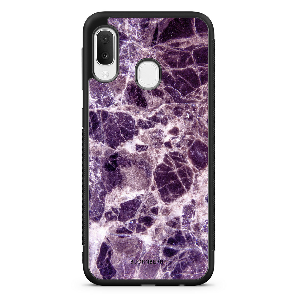 Samsung Galaxy A20e Case - Purple Marble