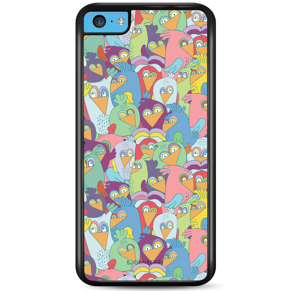 iPhone 5C Case - Cartoon Birds