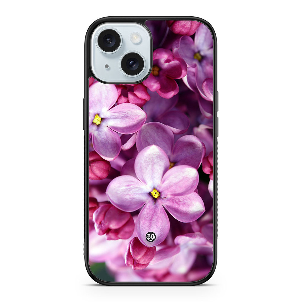 iPhone 15 Case - Purple Spring Flower