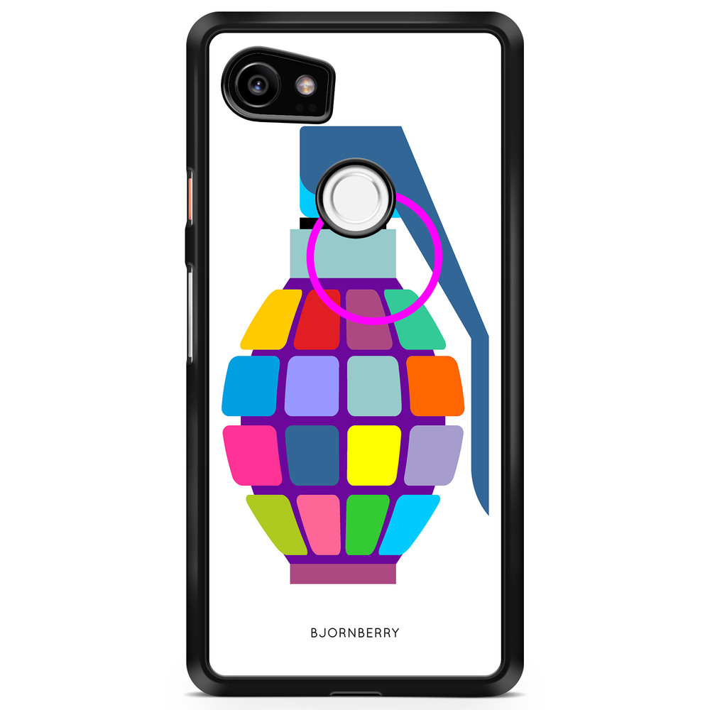 Google Pixel 2 XL Case - Color Hand Granade
