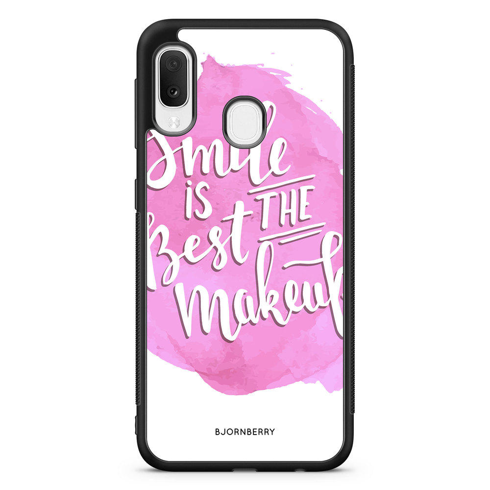 Samsung Galaxy A20e Case - Smile Quote