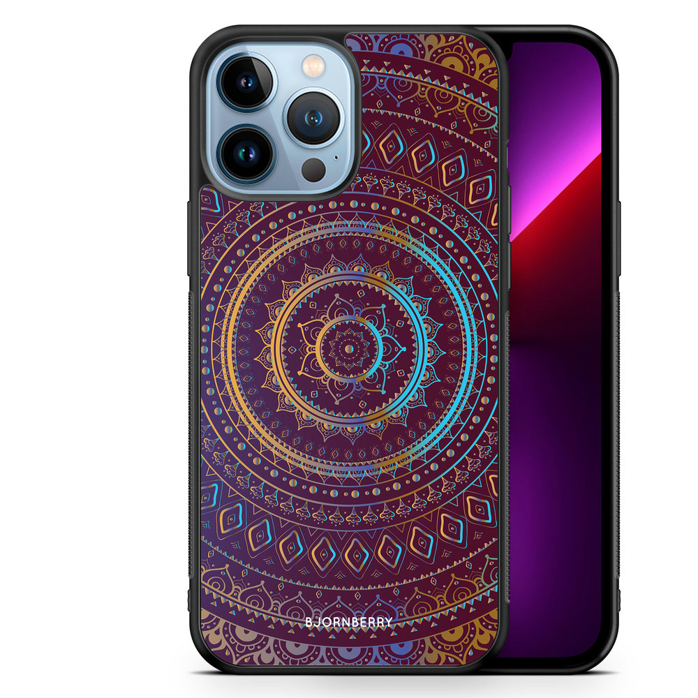 iPhone 13 Pro Max Case - Purple Mandala