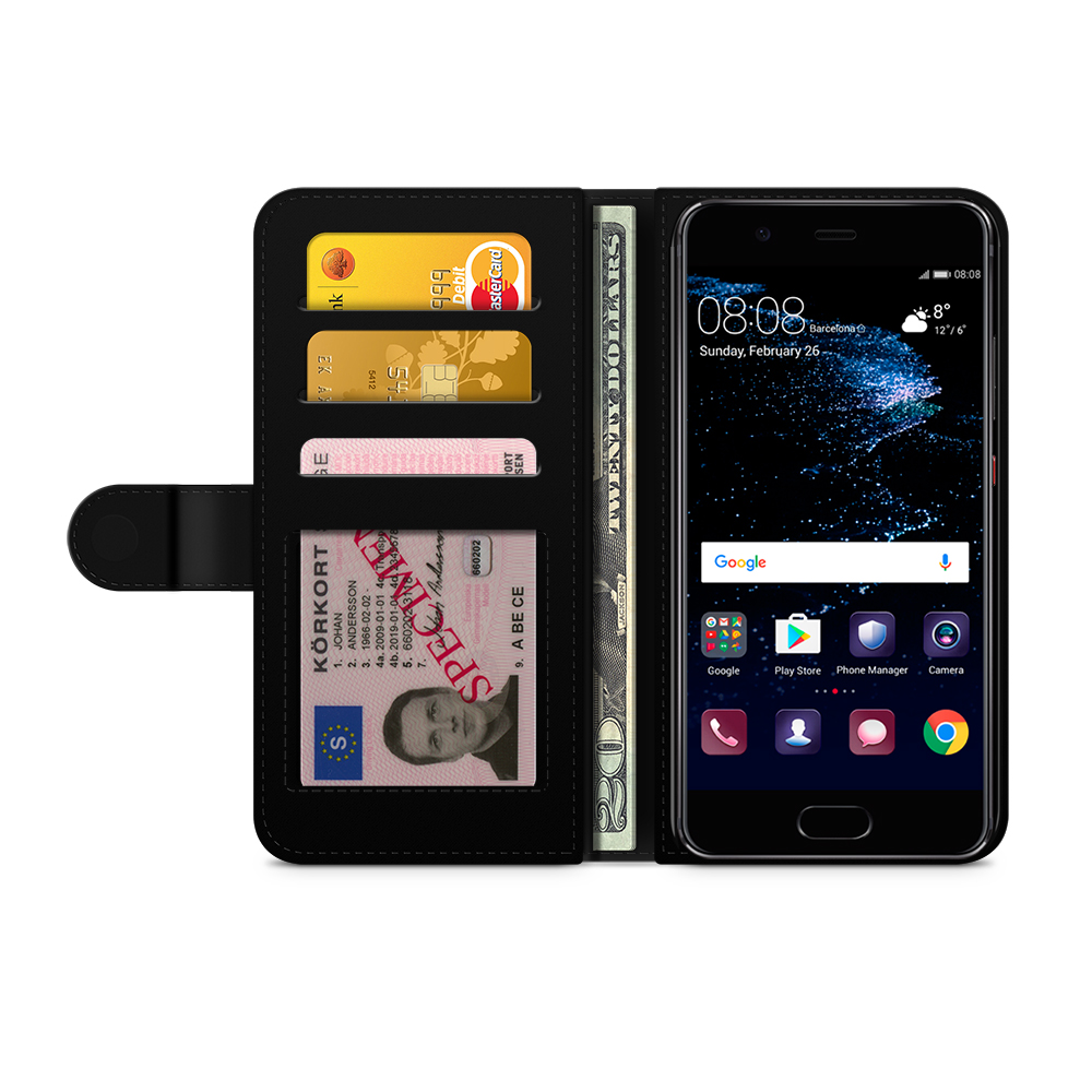 Huawei P10 Plus Plånboksfodral - Pingviner Jul - 2