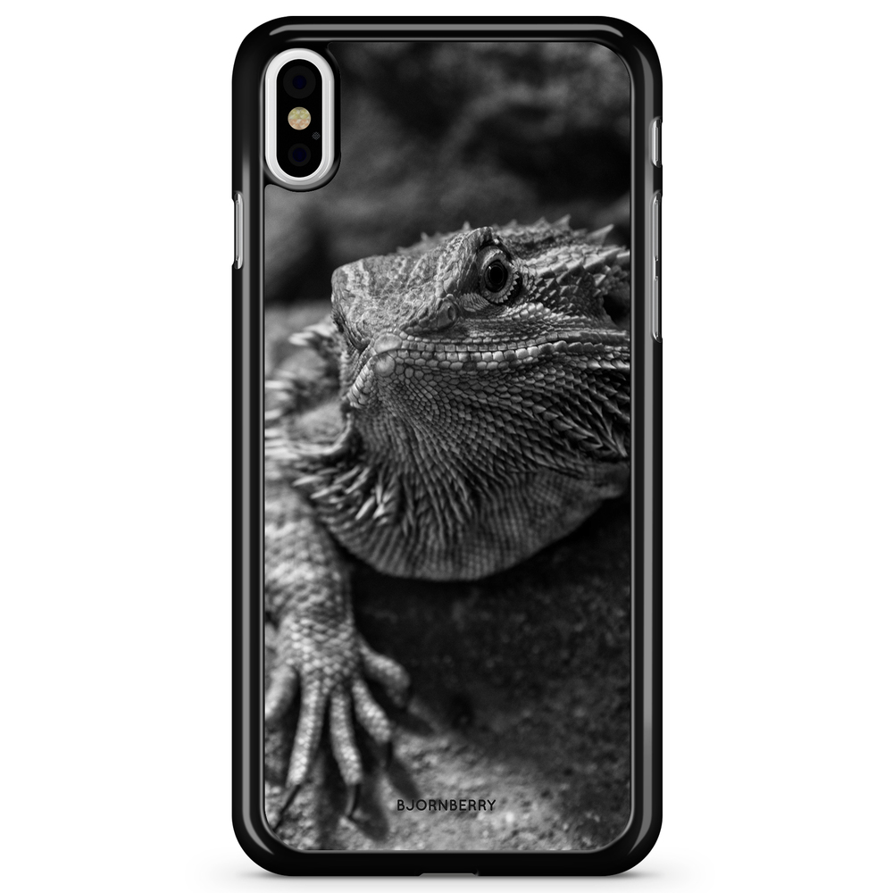 iPhone X / XS Case - Black/White Lizard