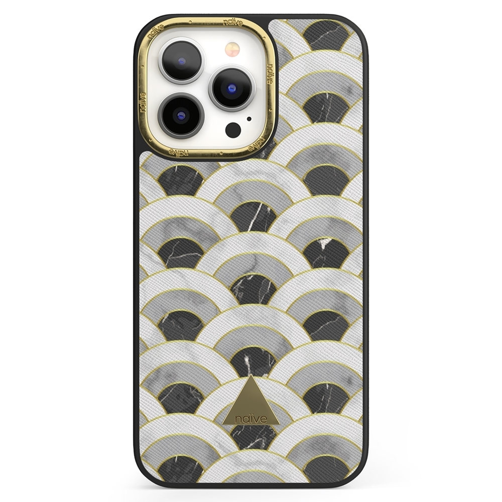 Naive iPhone 13 Pro Case - Marble Wave