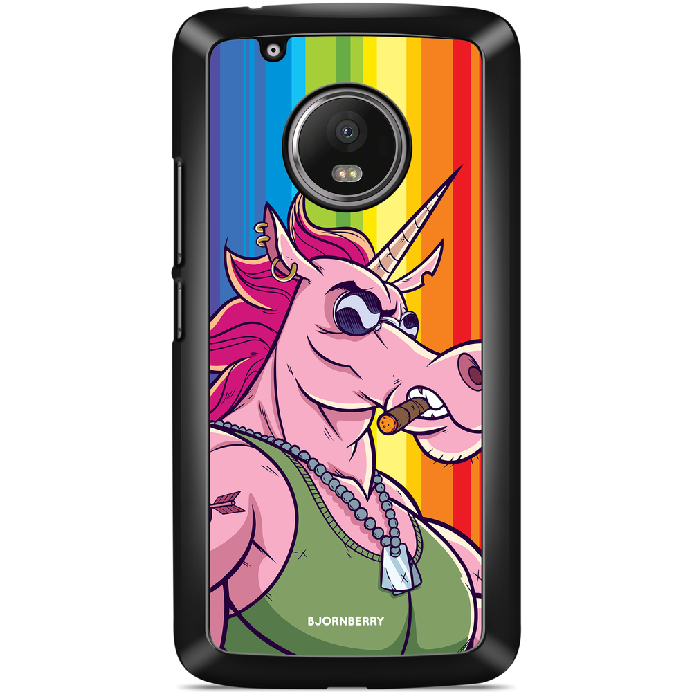 Moto G5 Plus Case - Muscle Unicorn