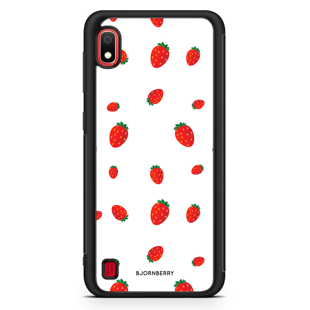 Samsung Galaxy A10 Case - Strawberry Pattern