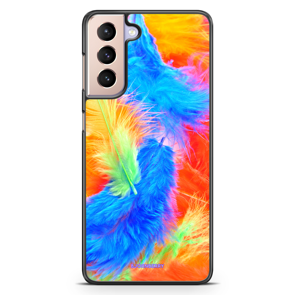 Samsung Galaxy S21 Case - Easter Feathers