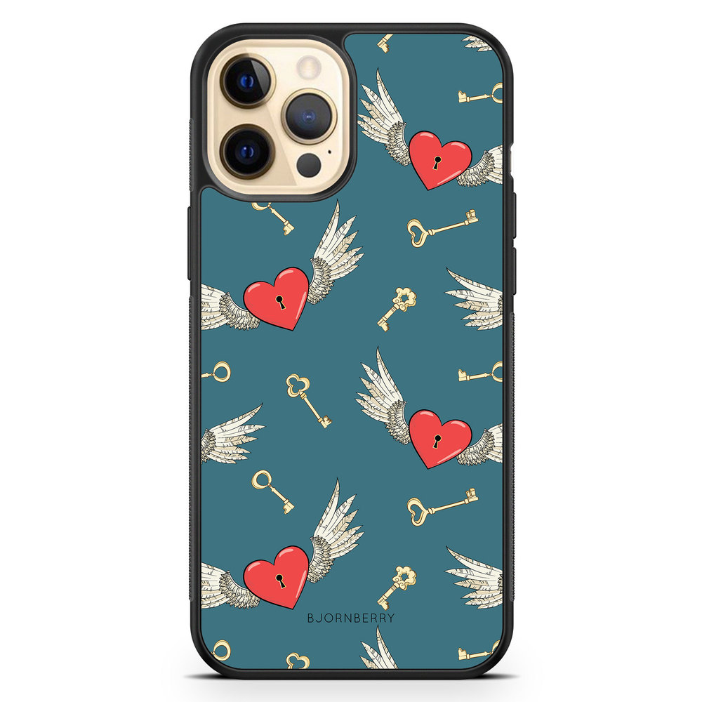iPhone 12 Pro Max Case - Hearts 'n Wings
