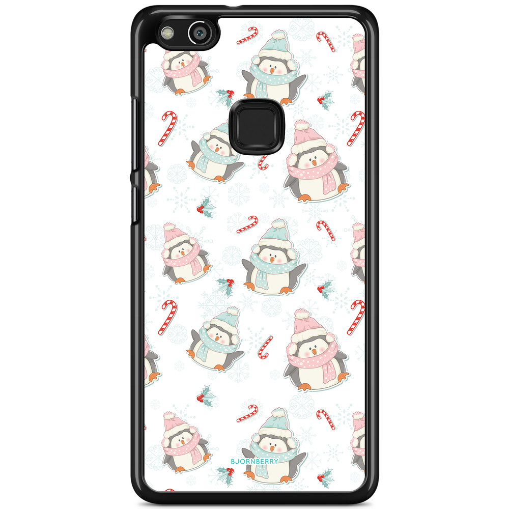Huawei P10 Lite Case - Christmas Penguins