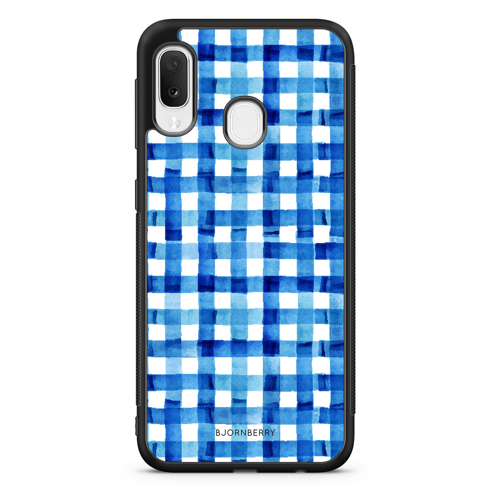Samsung Galaxy A20e Case - Blue Stripes