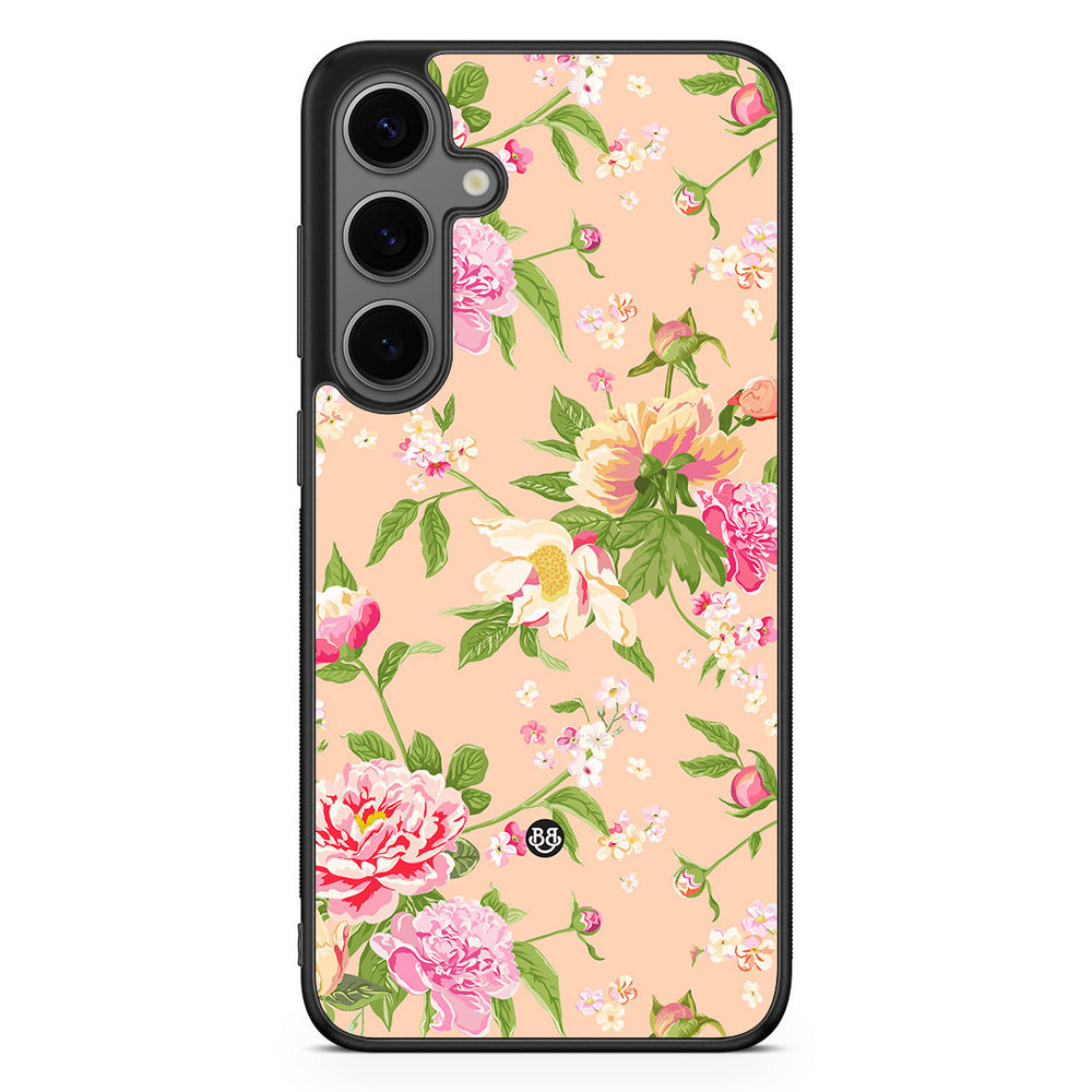 Samsung Galaxy S24 Plus Case - Peony Flowers